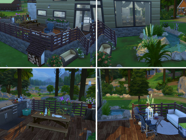 Sims 4 Granite Falls Cottage by SundaysimsSA at TSR