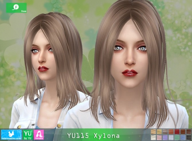 Sims 4 YU115 Xylona hair at Newsea Sims 4