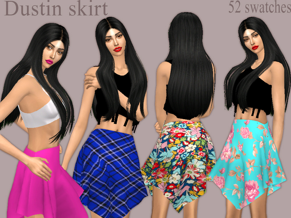 Sims 4 Dustin skirt by Sharareh at TSR
