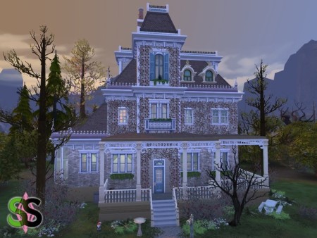 The Slayer Lair Victorian house by SIMSnippets at TSR