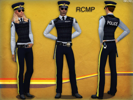 Royal Canadian Mounted Police uniform by Bruxel at TSR