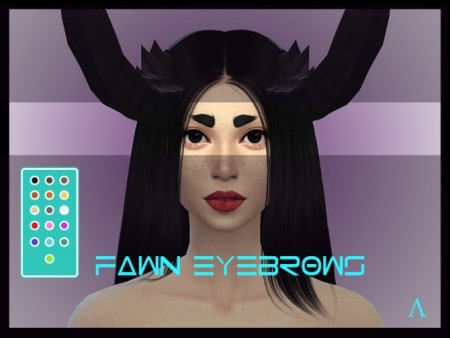 Fawn Eyebrows non default by lichoradka at Mod The Sims
