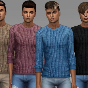 Fur coat for males at CCTS4 » Sims 4 Updates