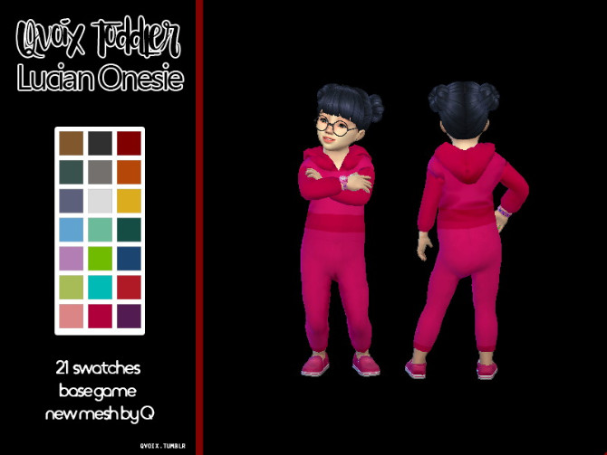 Sims 4 Lucian Onesie at qvoix – escaping reality