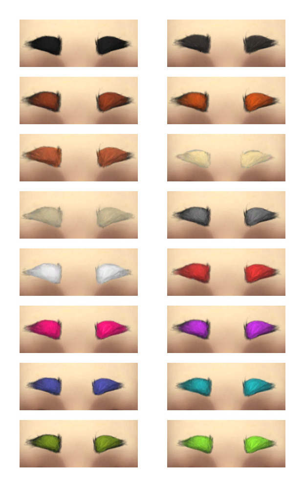 Sims 4 Fawn Eyebrows non default by lichoradka at Mod The Sims