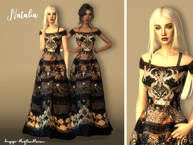 Sims 4 Natalia gown at Laupipi