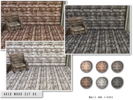 Aged Wood Set 05 by Torque at TSR