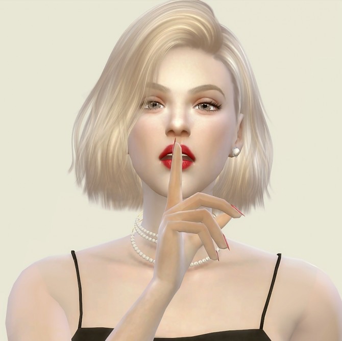 Sims 4 Rose Moore at Vicky SweetBunny
