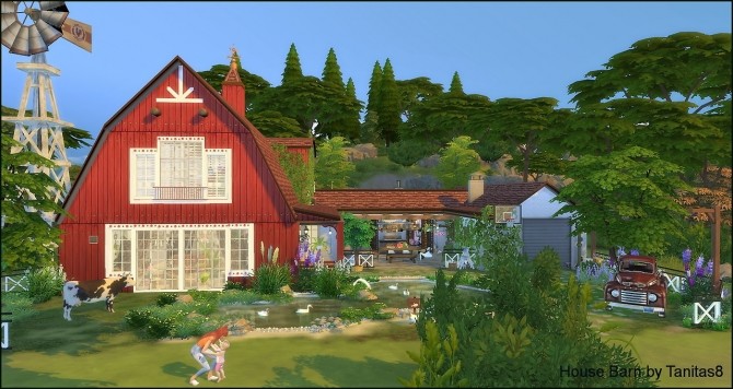 Sims 4 House Barn at Tanitas8 Sims