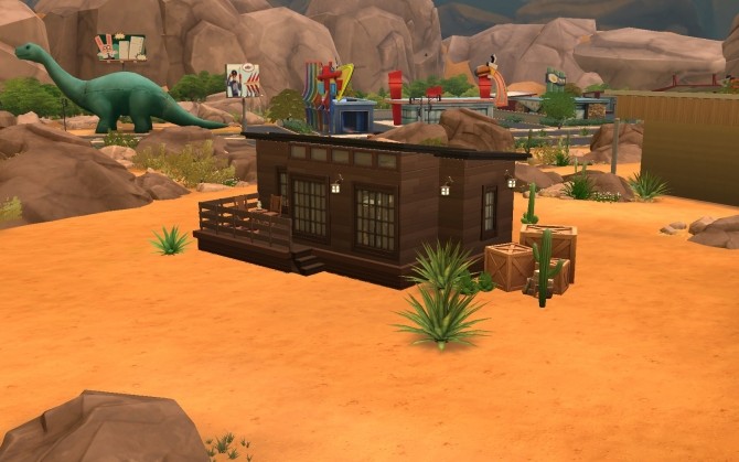 Sims 4 Forgotten Grotto Shack No CC by knightgold16233 at Mod The Sims