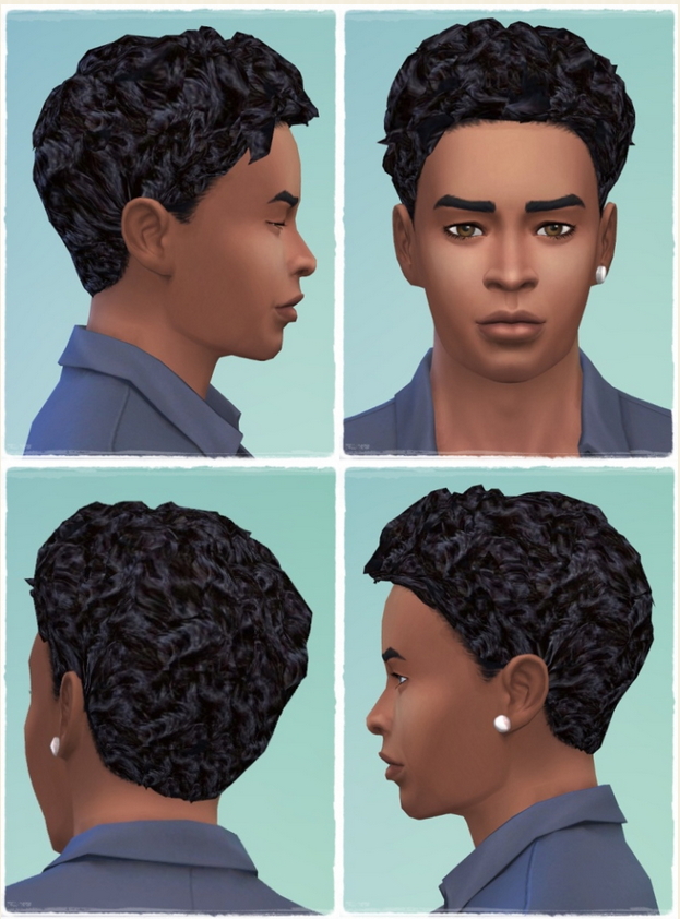Sims 4 Thiago Hair at Birksches Sims Blog