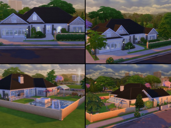 Sims 4 The Mendenhall house by silentapprentice at TSR