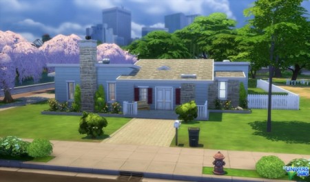 Boxy house by Dusims at L’UniverSims