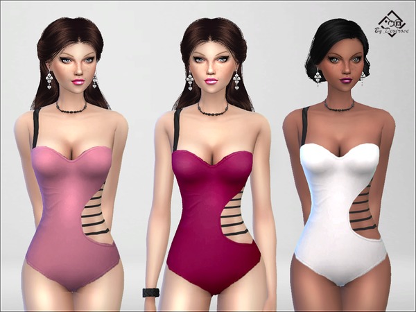 Sims 4 Swimtime swimsuit by Devirose at TSR
