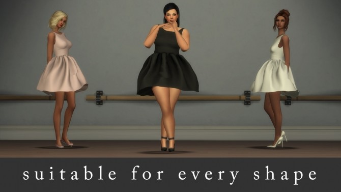 Sims 4 Ballet Dress by jwofles at Mod The Sims