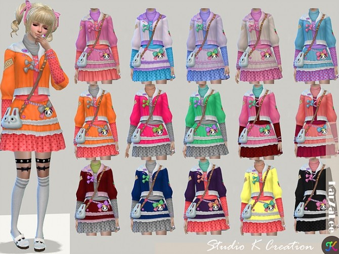 Sims 4 Super Cute Decoration Dress at Studio K Creation