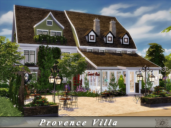 Sims 4 Provence Villa by Danuta720 at TSR