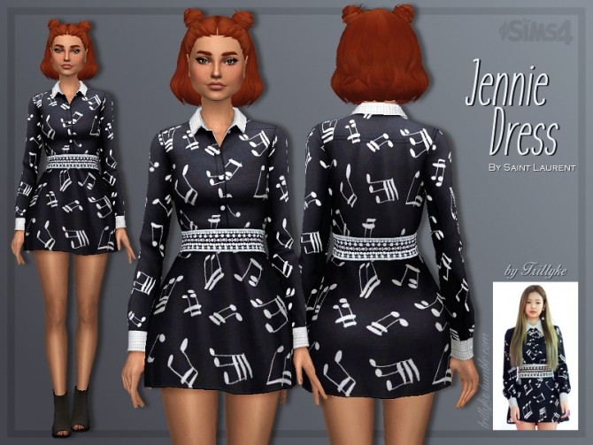 Sims 4 Jennie Dress at Trillyke