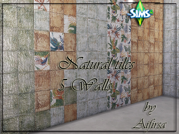 Sims 4 Natural tiles at Aifirsa