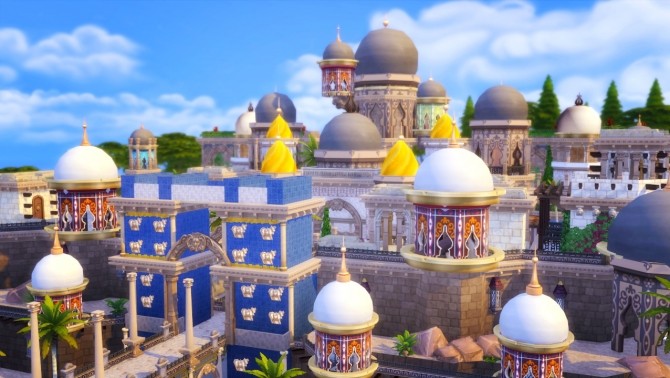 Sims 4 ARABIAN VILLAGE AND PALACE at Akai Sims