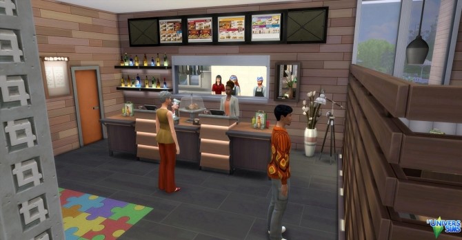 Sims 4 Burger King by audrcami at L’UniverSims