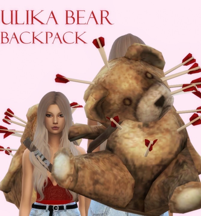 Sims 4 Bear backpack from Bioshock Infinite at Kumvip – UliKa