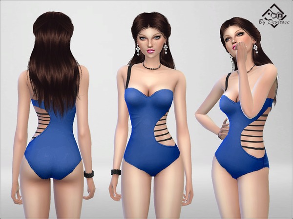 Sims 4 Swimtime swimsuit by Devirose at TSR