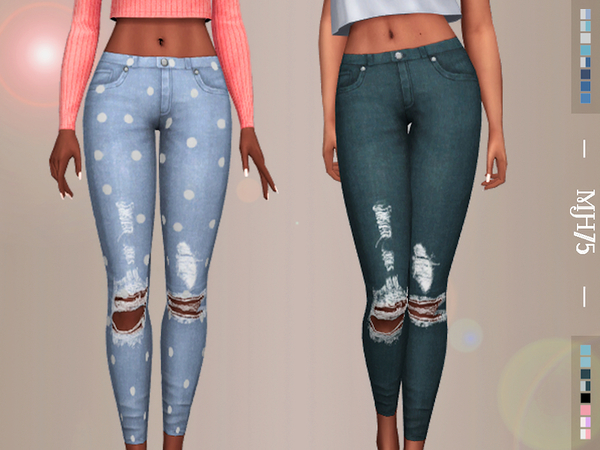Sims 4 Sweety Jeans by Margeh 75 at TSR