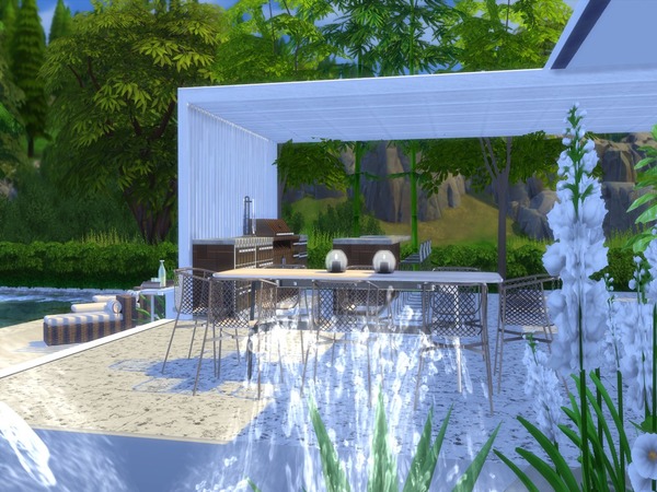 Sims 4 Modern Sancia house by Suzz86 at TSR