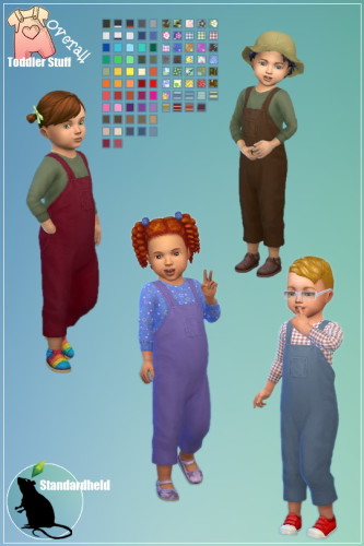 Toddler Stuff Overall By Standardheld At Simsworkshop Sims 4 Updates