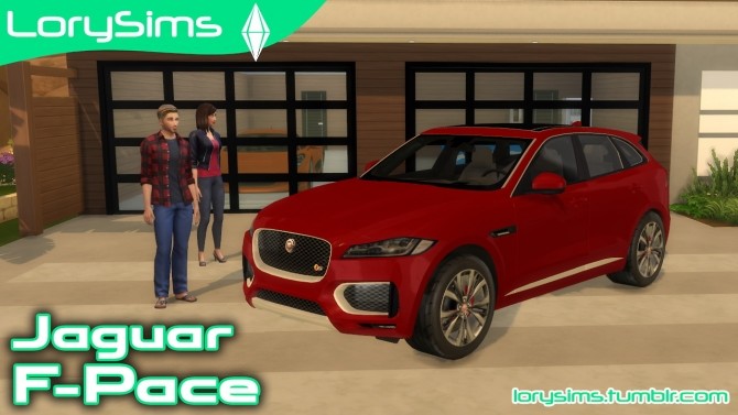 Sims 4 Jaguar F Pace S at LorySims