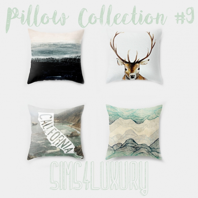 Pillow Collection 9 at Sims4 Luxury » Sims 4 Updates