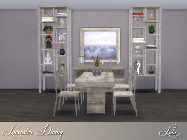 Sims 4 Lancaster Dining by Lulu265 at TSR