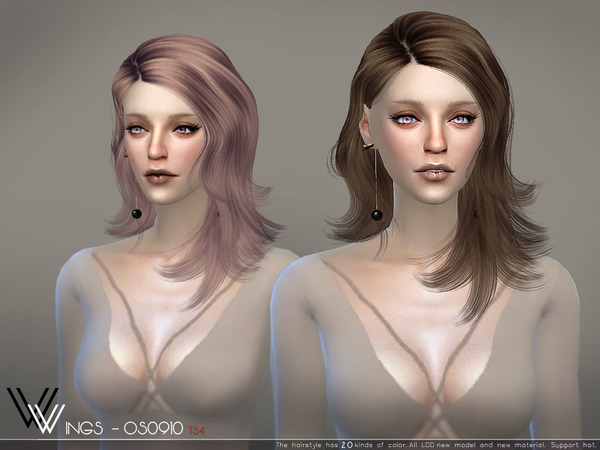 Sims 4 OS0910 hair by wingssims at TSR