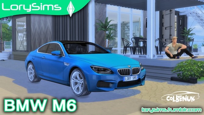 Sims 4 BMW M6 at LorySims