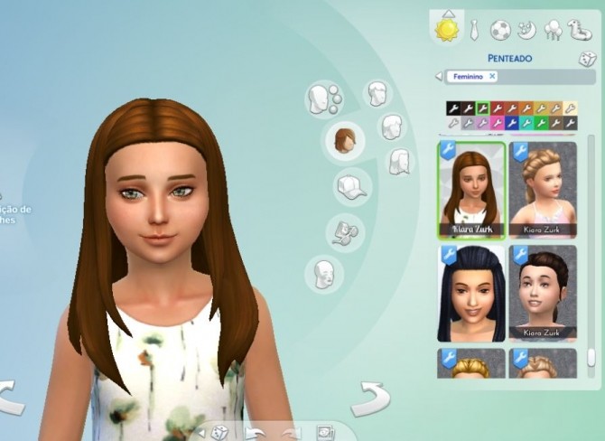 Sims 4 Rebecca Hair for Girls at My Stuff