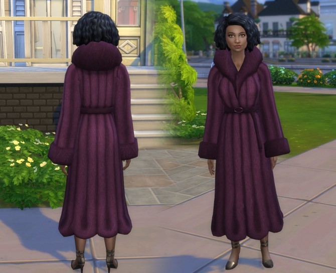 Sims 4 Coat Fur Trim Conversion at My Stuff