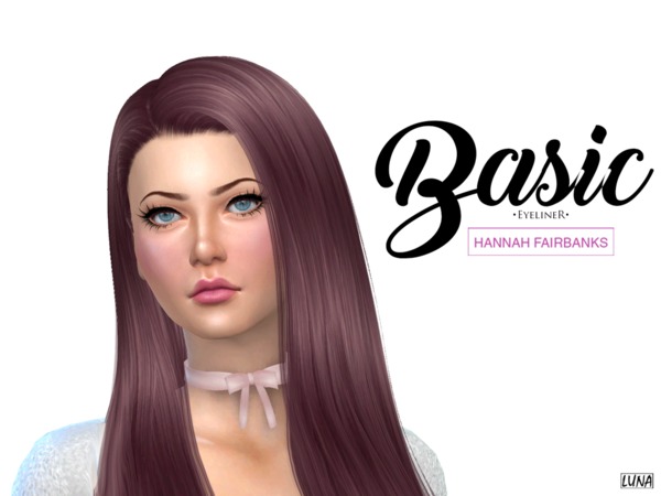 Sims 4 Basic Eyeliner by lunatri.ix at TSR