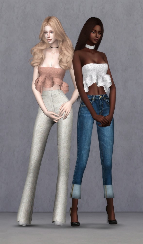 Sims 4 GPME F Tube Top at GOPPOLS Me