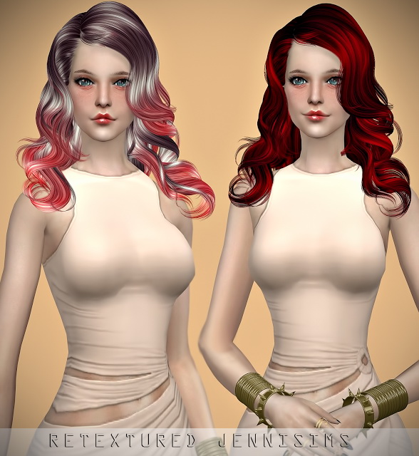 Sims 4 Newseas ​BornToDie Hair retexture at Jenni Sims