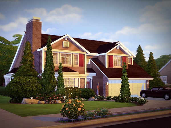 Sims 4 Redpeak house by melcastro91 at TSR