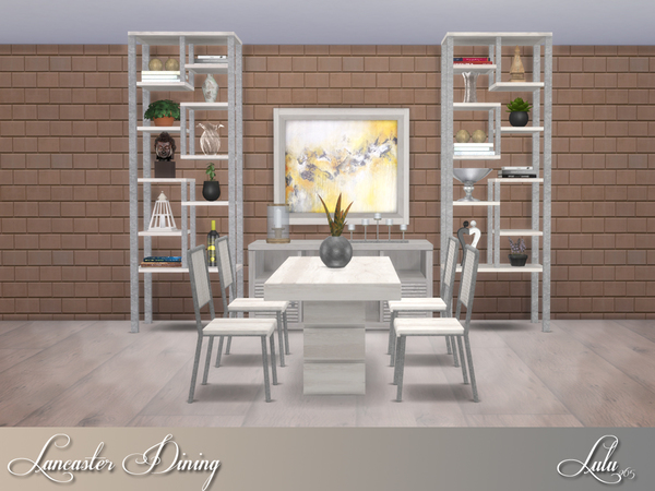 Sims 4 Lancaster Dining by Lulu265 at TSR