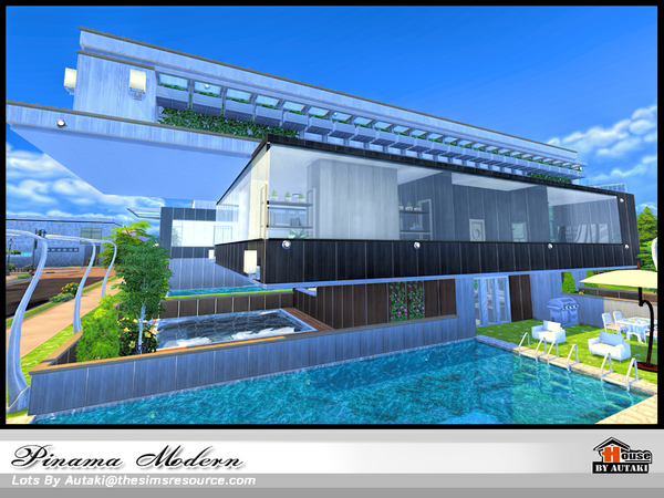 Sims 4 Pinama Modern by autaki at TSR
