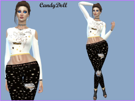 Cute Tinker Bell Set by CandyDolluk at TSR