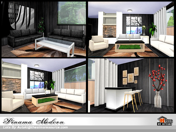 Sims 4 Pinama Modern by autaki at TSR