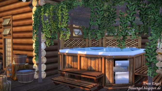 Sims 4 Autumn mood cabin at Frau Engel