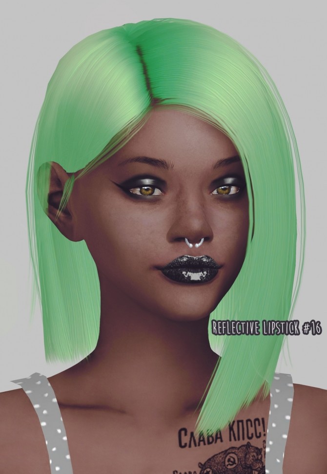 Sims 4 Reflective lipstick #16 at Magic bot