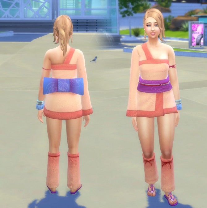 Sims 4 Rave Kimono Conversion at My Stuff