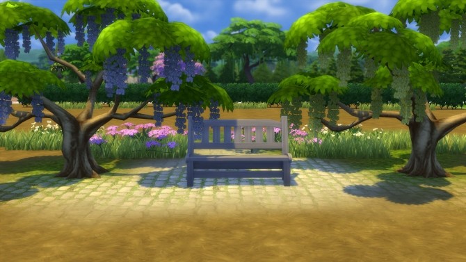 Sims 4 Wisteria Tree by Snowhaze at Mod The Sims