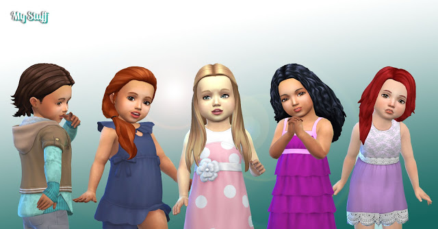 Sims 4 Toddlers Hair Pack 12 at My Stuff